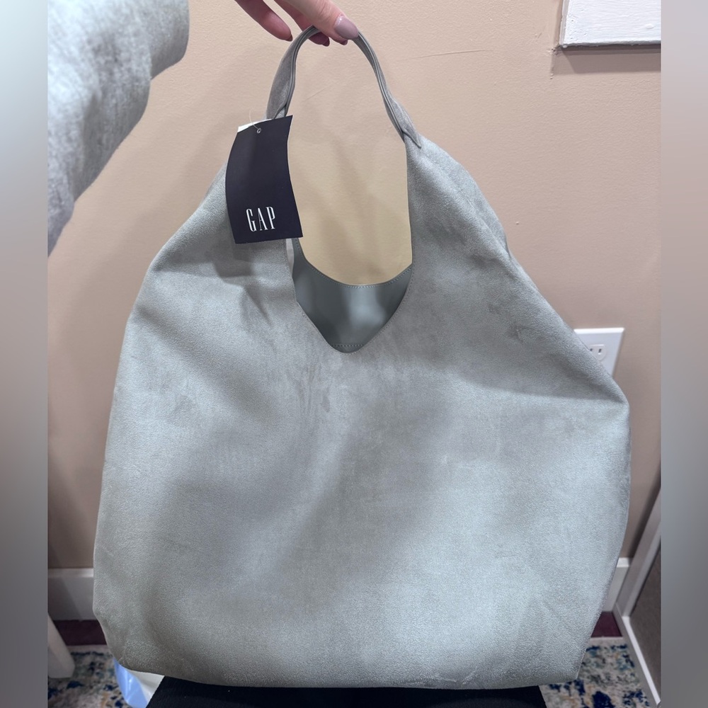 GAP Vegan Suede Slouchy Tote Bag - Picture 4 of 5